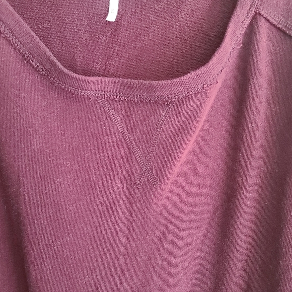 Free People Red Cotton Boyfriend Cardigan - Size M - Picture 6 of 8